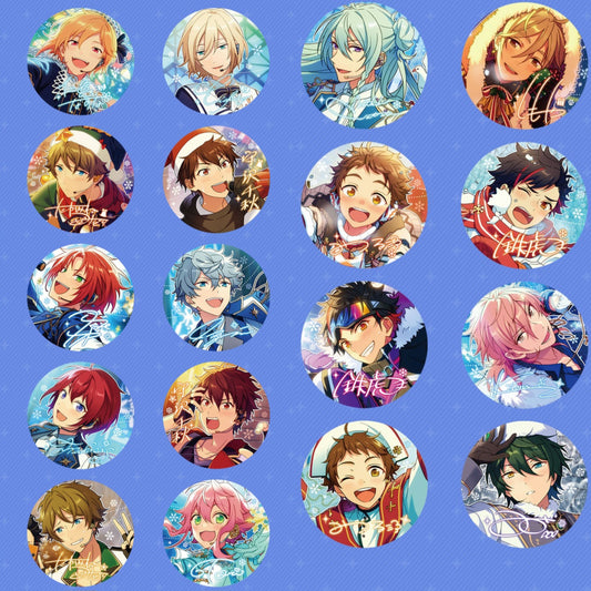 「通常価格・振込締切日:1/5」代行予約 偶像梦幻祭中国限定商品 冬日缶バッジ