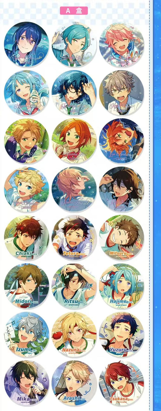 「通常価格・振込締切日:8/29」代行予約 偶像梦幻祭中国限定商品 夏日運動時光缶バッジ