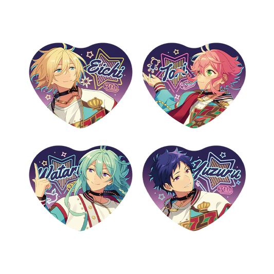 「特典あり・振込締切日:10/5」通常価格 代行予約 偶像梦幻祭 中国限定商品 7周年グッズ・カーニバル ハート缶バッジ