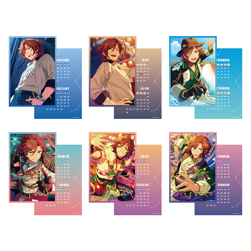 「振込締切日:9/10」通常価格 代行予約 偶像梦幻祭 中国限定商品 2024星の光卓上カレンダー