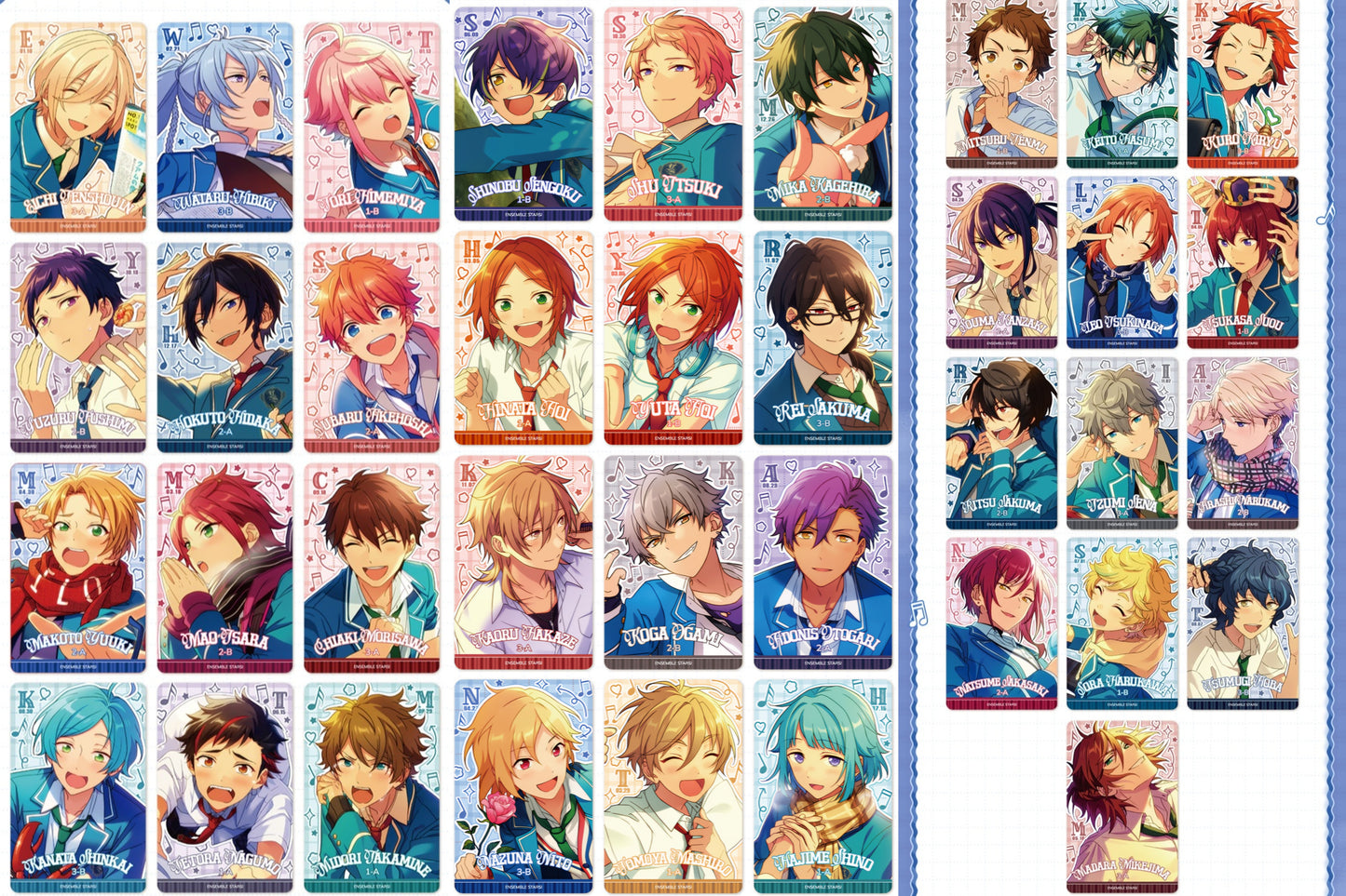 「通常価格・振込締切日:3/30」代行予約 偶像梦幻祭 中国限定商品 制服カード第二弾