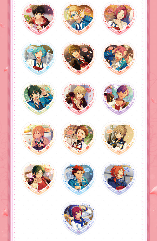 「通常価格・振込締切日:3/30」代行予約 偶像梦幻祭中国限定商品 バレンタイン流砂アクリルキーホルダー