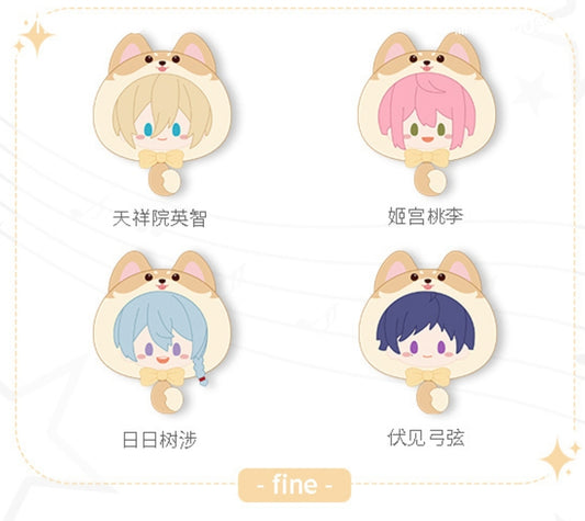 「振込締切日:4/27」代行予約 偶像梦幻祭✖taptap 中国限定商品 萌星もふもふブローチ