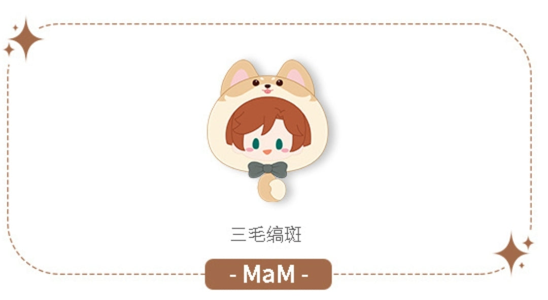 「振込締切日:4/27」代行予約 偶像梦幻祭✖taptap 中国限定商品 萌星もふもふブローチ