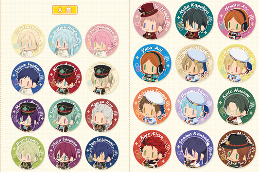 「通常価格・振込締切日:5/27」代行予約 偶像梦幻祭中国限定商品 ぬいぐるみボタン缶バッジ