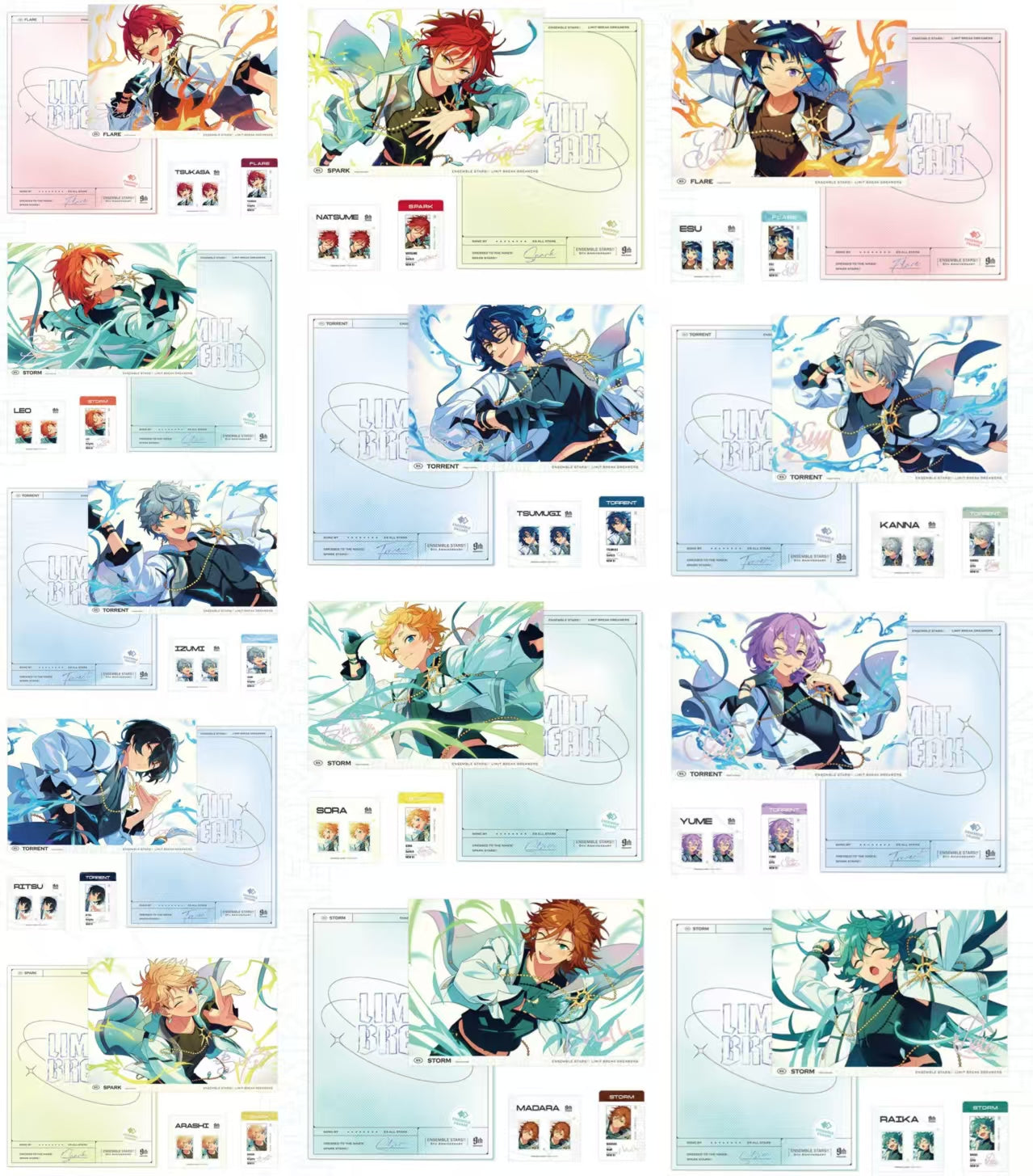 「早期価格第二回・振込締切日:11/27」代行予約 偶像梦幻祭 中国限定商品 LIMIT BREAK-クリアファイルセット-マグネットアクキーと同梱