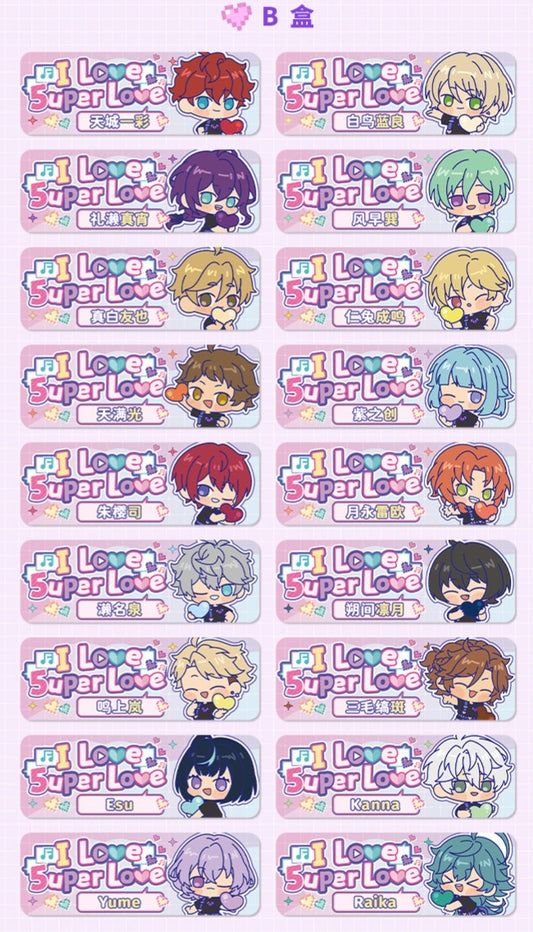 「振込締切日:12/30」代行予約 偶像夢幻祭 中国限定商品 5uper Loveちび缶バッジ