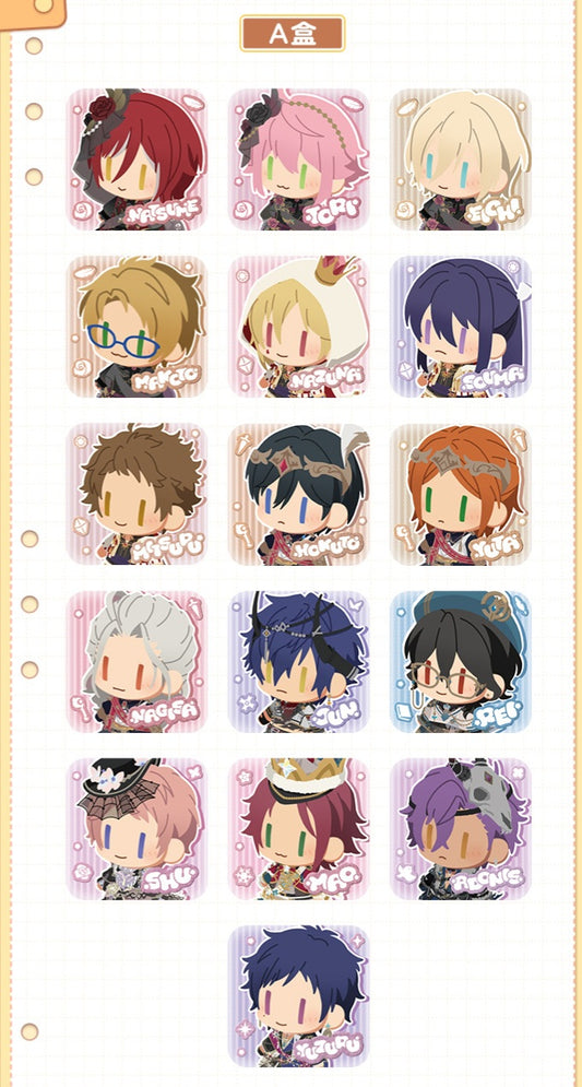 「特典付き-早期価格・振込締切日:3/4の15時」代行予約 偶像夢幻祭 中国限定商品 ぬいぐるみボタン缶バッジ-SP第一弾