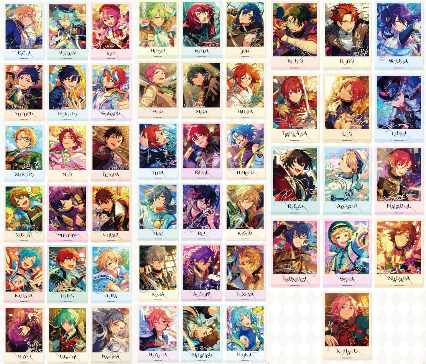 「店頭特典付き・振込締切日:2/27の15時」代行予約 偶像夢幻祭 EnsembleStars旗艦店丨中国上海店頭限定-星願切手カード&星幻ポラ風カード第五弾