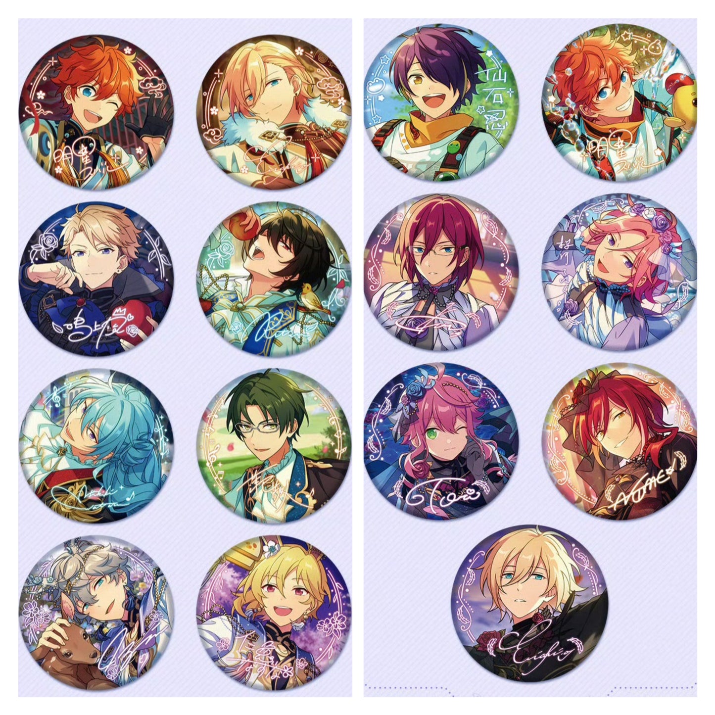 「通常価格・振込締切日:2/18」代行予約 偶像梦幻祭中国限定商品 限定スカウト缶バッジ第二弾