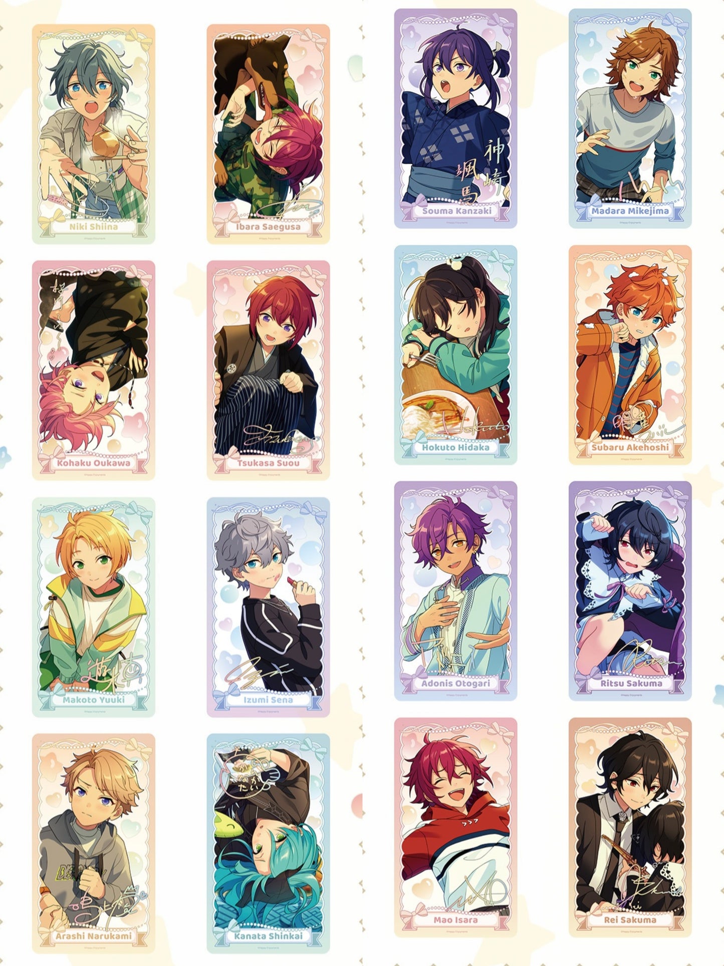 「通常価格・振込締切日:6/29」代行予約 偶像梦幻祭 中国限定商品 童夢クリアカード