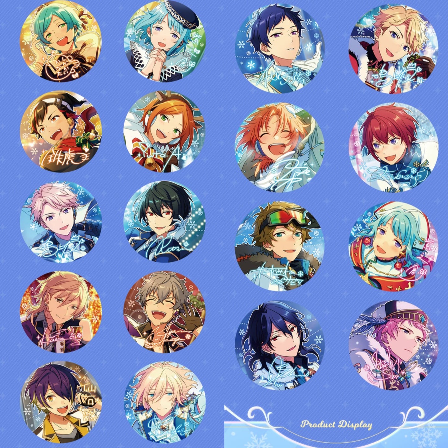 「通常価格・振込締切日:1/5」代行予約 偶像梦幻祭中国限定商品 冬日缶バッジ