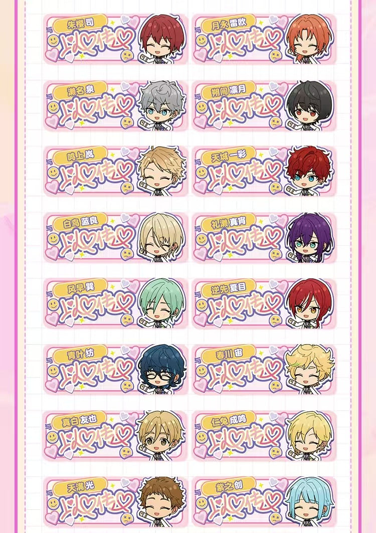 「通常価格・振込締切日:1/5」代行予約 偶像梦幻祭中国限定商品 八周年スクエア缶バッジ