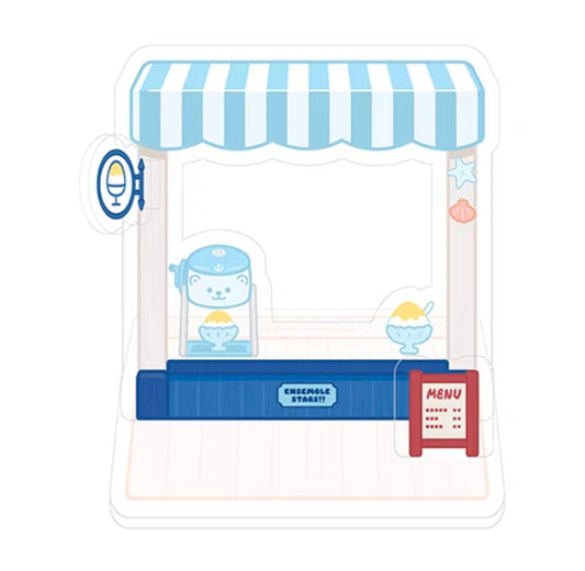 「通常価格・振込締切日:3/28」代行予約 偶像梦幻祭 中国限定商品 ちびビーチアクリルブロック&かき氷屋アクリルスタンド