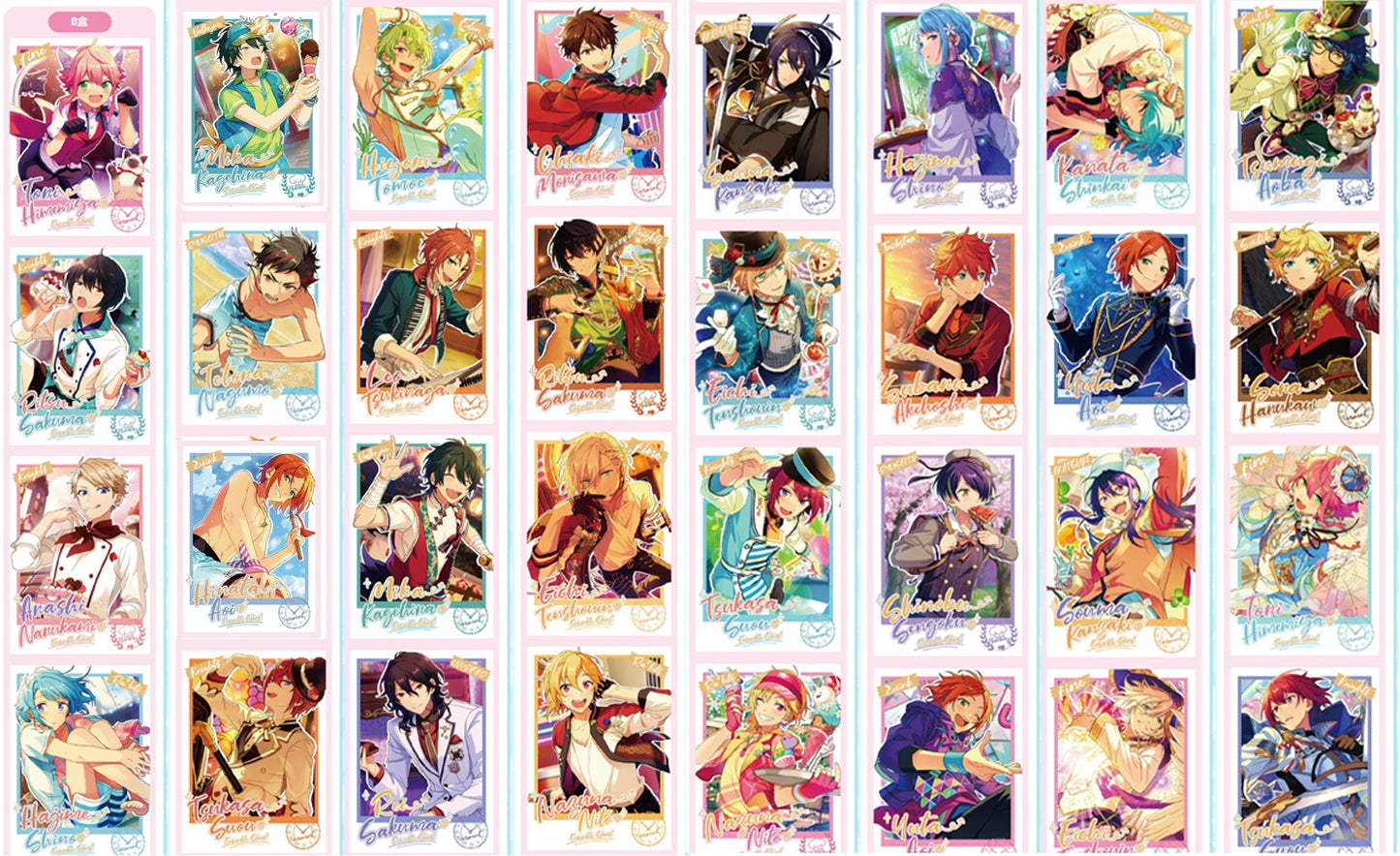 「振込締切日:8/13」通常価格 代行予約 偶像梦幻祭中国限定商品 美味時光ポラ風カード