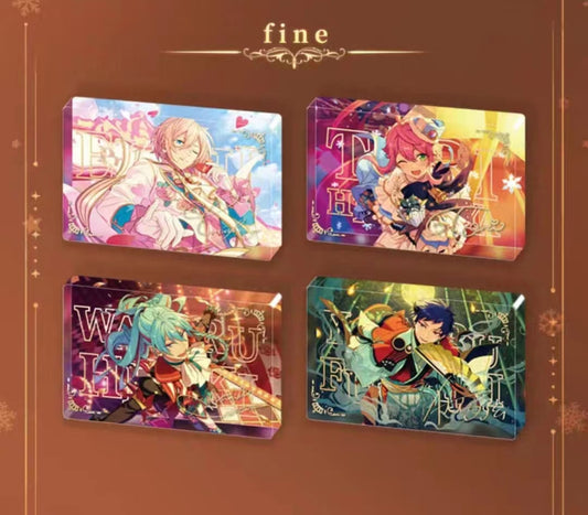 「振込締切日2/27」代行予約 偶像梦幻祭中国限定商品 流砂アクリルブロック第三弾