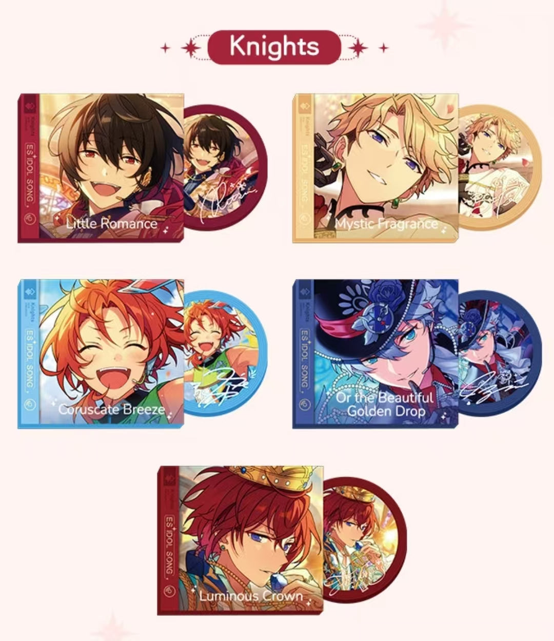 「特典付き・早期価格・振込締切日：9/28」代行予約　偶像梦幻祭　中国限定商品　ミニマグネットCD