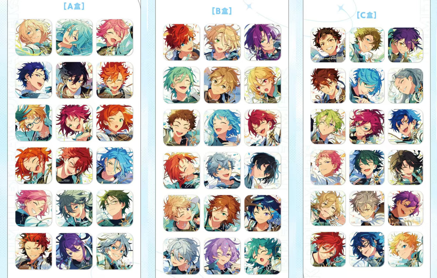 「早期価格第二回・振込締切日：11/27」代行予約　偶像梦幻祭 中国限定商品　LIMIT　BREAK-スクエア缶バッジ