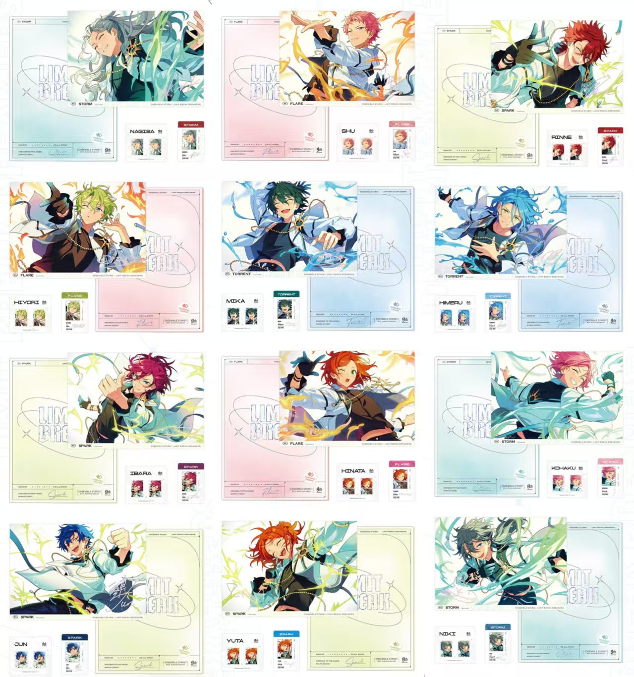 「早期価格第二回・振込締切日：11/27」代行予約　偶像梦幻祭 中国限定商品　LIMIT　BREAK-クリアファイルセット-マグネットアクキーと同梱しない