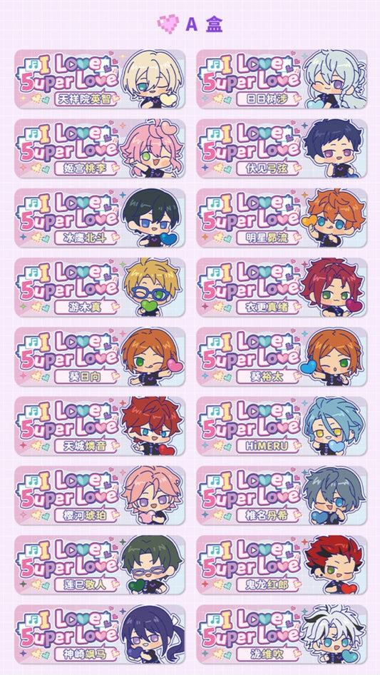 「振込締切日：12/30」代行予約　偶像夢幻祭 中国限定商品　5uper Loveちび缶バッジ