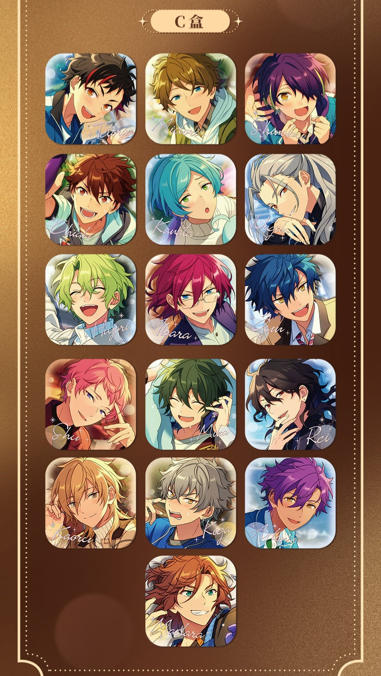 「振込締切日：12/30」代行予約　偶像夢幻祭 中国限定商品　追光缶バッジ第三弾