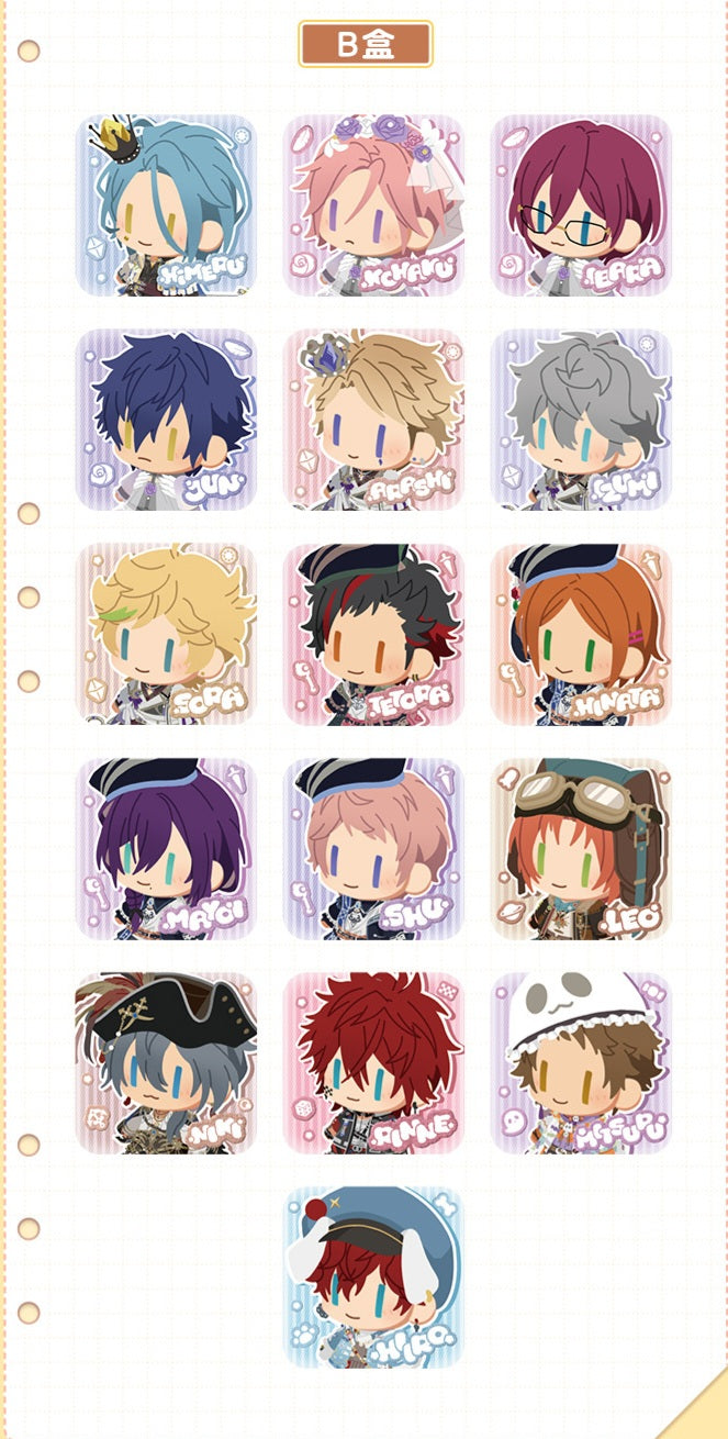 「特典付き-早期価格・振込締切日：3/4の15時」代行予約　偶像夢幻祭　中国限定商品　ぬいぐるみボタン缶バッジ-SP第一弾