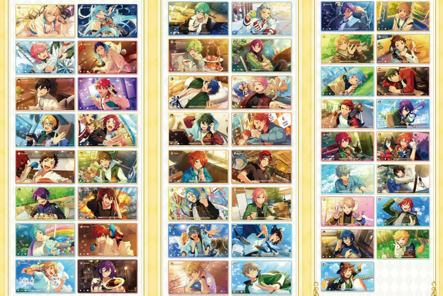 「店頭特典付き・振込締切日：10/6」代行予約　偶像梦幻祭　中国限定商品　10月店頭限定商品　星幻ポラ風カード第三弾＆生放送クリアカード